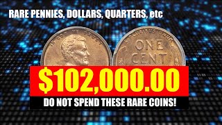 15 RARE Coins Not To SPEND Do You Have Them [upl. by Ayel]