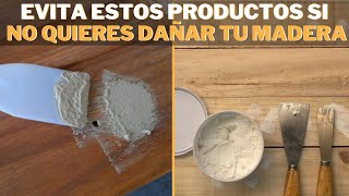 Mejores Masillas para Madera Estos Productos son los que Funcionan  Pastas para Reparar y Rellenar [upl. by Latsirc]