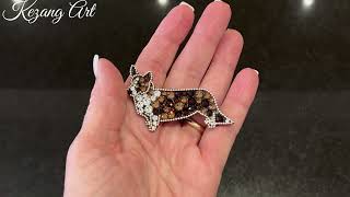 Corgi Bespoke Brooch [upl. by Asiaj691]