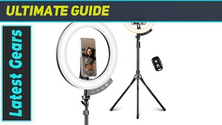 Sensyne Newest 12quot Ring Light with 62quot Tripod Stand Review [upl. by Tara]