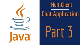 Multi Client Chat Server using Sockets and Threads in Java Part 2 [upl. by Sivatnod]