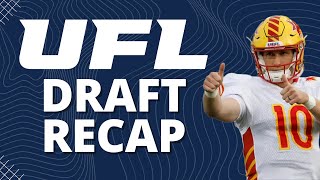 UFL Dispersal Draft and Free Agency Recap  UFL Spring Football  UFL Podcast [upl. by Obaza]