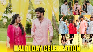 HALDI DAY CELEBRATION 💛  ANJITHA ❤️ AMAL  PULLOTHI [upl. by Yehs648]