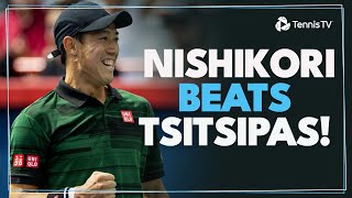 Kei Nishikori vs Stefanos Tsitsipas Highlights  Montreal 2024 [upl. by Lleznov]