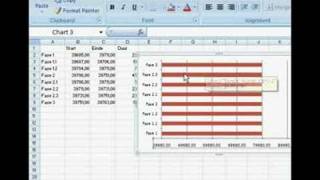 Gantt chart in Excel [upl. by Brockie]