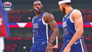 NBA 2K25 Next Gen Olympics Gameplay  USA vs AUSTRALIA Full Gameplay PS5Xbox Series X Concept [upl. by Aicenek]