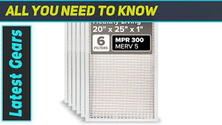 Filtrete 20x25x1 AC Furnace Air Filter  Best Air Quality Solution [upl. by Kered580]