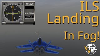 How To Easy Low Visibility Landing Using ILS  VTOL VR [upl. by Flor]