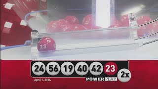 Powerball April 1 2024 [upl. by Yuzik]