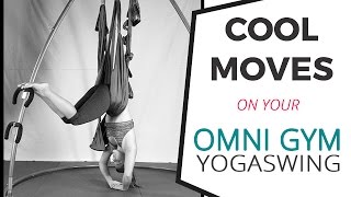 101 Cool Yoga Swing Moves using Omni Gym Stand [upl. by Aninad338]