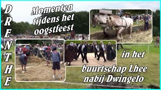 Drenthe  Oogstfeest in het buurtschap Lhee [upl. by Sher]