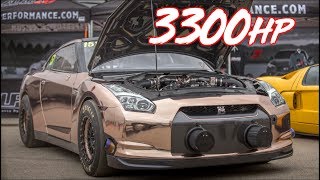 3300HP Alpha Queen GTR 228MPH  Worlds Most Powerful GTR [upl. by Torrell]