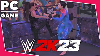 Supergirl vs Stephanie McMahon  WWE 2K23 No Holds Barred Match [upl. by Obala]