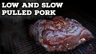 Low And Slow Smoked Pulled Pork  Overnight Pork On A Pellet Grill [upl. by Hamaso]