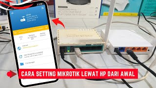 Cara Setting Mikrotik Lewat HP Dari Awal Untuk Voucher Dan Pribadi [upl. by Schellens]