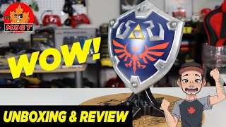 First4Figures Zelda Breath Of The Wild Hylian Shield PVC Statue UNBOXING amp REVIEW [upl. by Muriah]