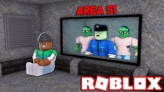 AREA 51 ZOMBIE ATTACK IN ROBLOX [upl. by Hajan]