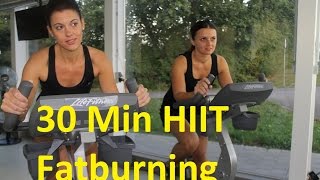 30Min Fatburning HIIT Bike WorkoutLevel 75 [upl. by Asillam]