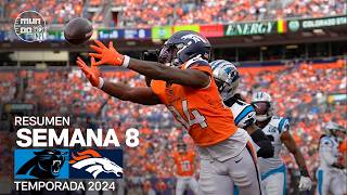 Carolina Panthers vs Denver Broncos  Resumen NFL en español  Semana 8  NFL Highlights 2024 [upl. by Marja]