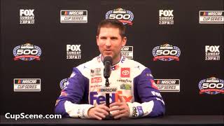 NASCAR 2024 Daytona 500 Media Day Denny Hamlin [upl. by Nirad]