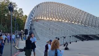 Massive Latvian folksong festival choir of 2023 [upl. by Netsud]