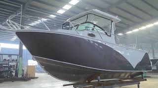 23ft plate cuddy cabin aluminium fishing boat details  Gospel Boat [upl. by Michal322]