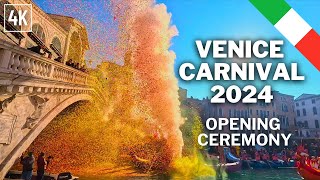 Venice Carnival 2024 Opening Ceremony [upl. by Radie]