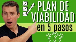 ¿Cómo hacer un PLAN de VIABILIDAD SENCILLO 💵💵 [upl. by Leamse]