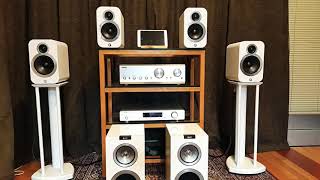 Q acoustics 3010i amp Q acoustics 3020i sound test [upl. by Hamo]