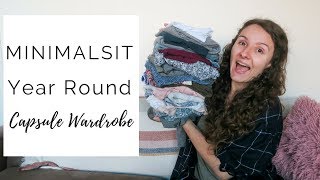 Minimalist Capsule Wardrobe  Multiseason  Backpacking  Long Term Travel [upl. by Corny]