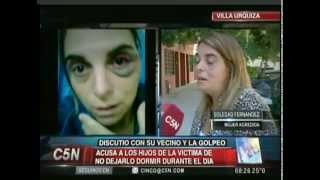 C5N  SOCIEDAD UNA MUJER DISCUTIO CON SU VECINO Y LA GOLPEO [upl. by Aceber125]