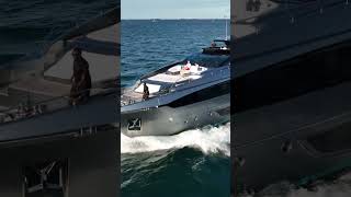 Riva yacht bow  top view [upl. by Enyar]