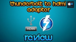 ThunderboltMini Display Port to HDMI Adapter  Review [upl. by Bridges309]