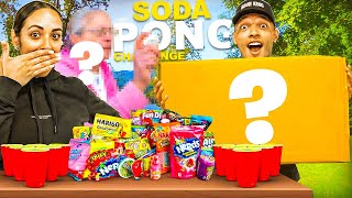 Extreme Sour amp Spicy Soda Pong WINNER GETS MYSTERY BOX [upl. by Razaele]