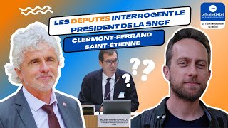 Les députés JeanPierre TAITE et Nicolas BONNET interrogent JP FARANDOU au sujet de Boën Thiers [upl. by Ennyl]