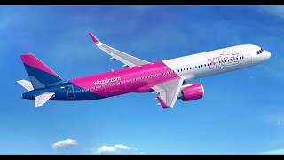 Wizz Air Airbus A321 Landing in Warsaw Chopin Airport [upl. by Ninazan390]