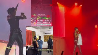 wizkid made another history as he perform his unreleased songs 🔥 with Damian Marley In Dominica [upl. by Odin]