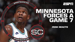 NuggetsTimberwolves Game 6 Reaction Anthony Edwards showed his LEADERSHIP – Perk  SportsCenter [upl. by Radman845]