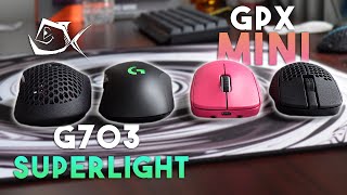 Reviewing Mice Logitech WONT Make GPX Mini G703 Superlight [upl. by Foote]