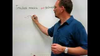 How trades math differs from school math [upl. by Kery]