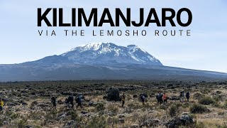 Climbing Mount Kilimanjaro via the Lemosho Route [upl. by Medwin953]