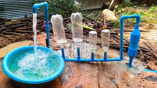 Amazing ideas of fixing high pressure water using recycle plastic bottle with unique technic skill [upl. by Haletta44]