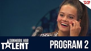 Jorunn Gudmundsen  Danmark Har Talent  Prgram 2 [upl. by Neelcaj614]