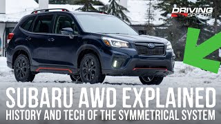 Subaru Symmetrical AllWheel Drive Explained AWD VDC and DCCD [upl. by Olegnad]