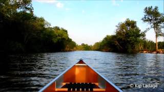 Paddling Wenonah Adirondack Canoe on Wapsipinicon River  © Kip Ladage [upl. by Rahmann916]