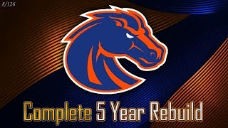 96 Accuracy QB Recruit  Boise State 5Year Rebuild  NCAA Football 14 8126 [upl. by Chiles]