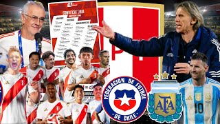 EMERGENCIA NUEVOS CONVOCADOS a SELECCIÓN PERUANA v CHILE y ARGENTINA x Eliminatorias a MUNDIAL 2026 [upl. by Madelin]