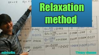 Relaxation method  relaxation method in Hindi  numerical method relaxation method [upl. by Ayidan]