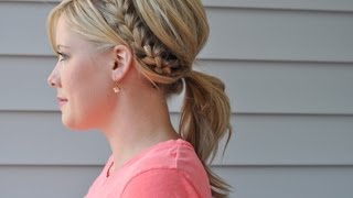 Half French Braid Ponytail [upl. by Boice]