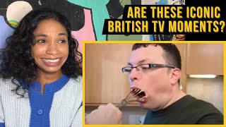 Watching quotIconicquot BRITISH TV Moments  Unintended comedy  reaction [upl. by Alarice339]